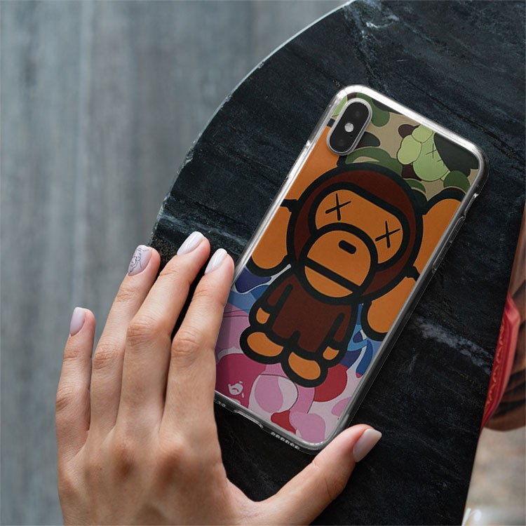 Ốp dẻo Bape Baby Milo Rẻ cho iphone 6/7/8/Plus/X/Xs/XsMax/Xr/11/Pro/12Mini/12 PROMAX BAPPOD00233