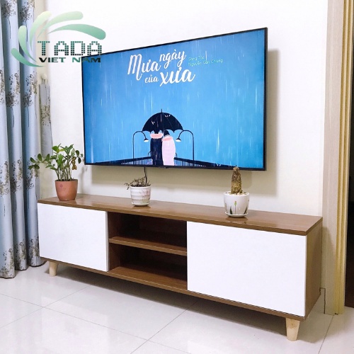 [Mã LIFEBKM1 giảm 10% tối đa 1 triệu đơn từ 500k] [HOT] KỆ TIVI ĐỂ SÀN 2 CÁNH MỞ THƯƠNG HIỆU TADA