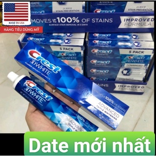 Kem đánh răng Crest 3d white advanced triple 158g