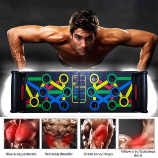 Bộ dụng cụ chống đẩy đa năng 14 in 1 push up board tập full nhóm cơ thân trên