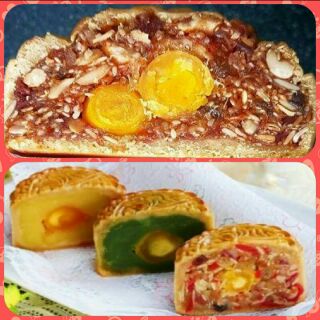 (150GR)NHÀ LÀM: BÁNH TRUNG THU 10 LOẠI NHÂN 150GR 2020