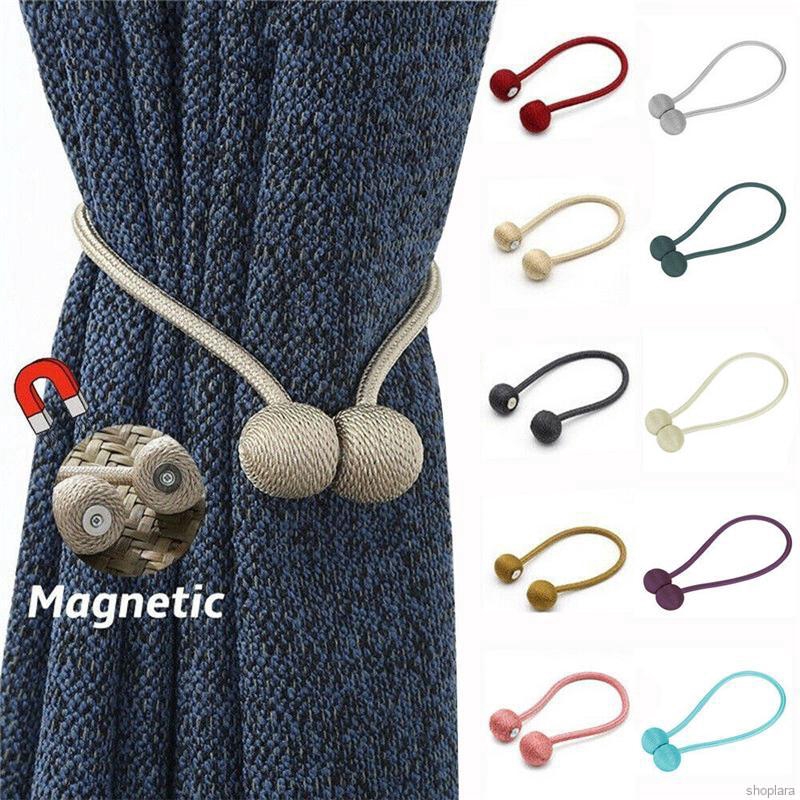 Dây Buộc Rèm Cửa Nam Châm Hình Quả Bóng Tiện Dụng