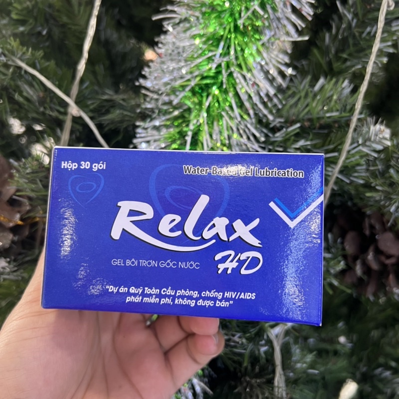 Gói Gel Bôi trơn Relax 5g Tiện Lợi Mang Theo