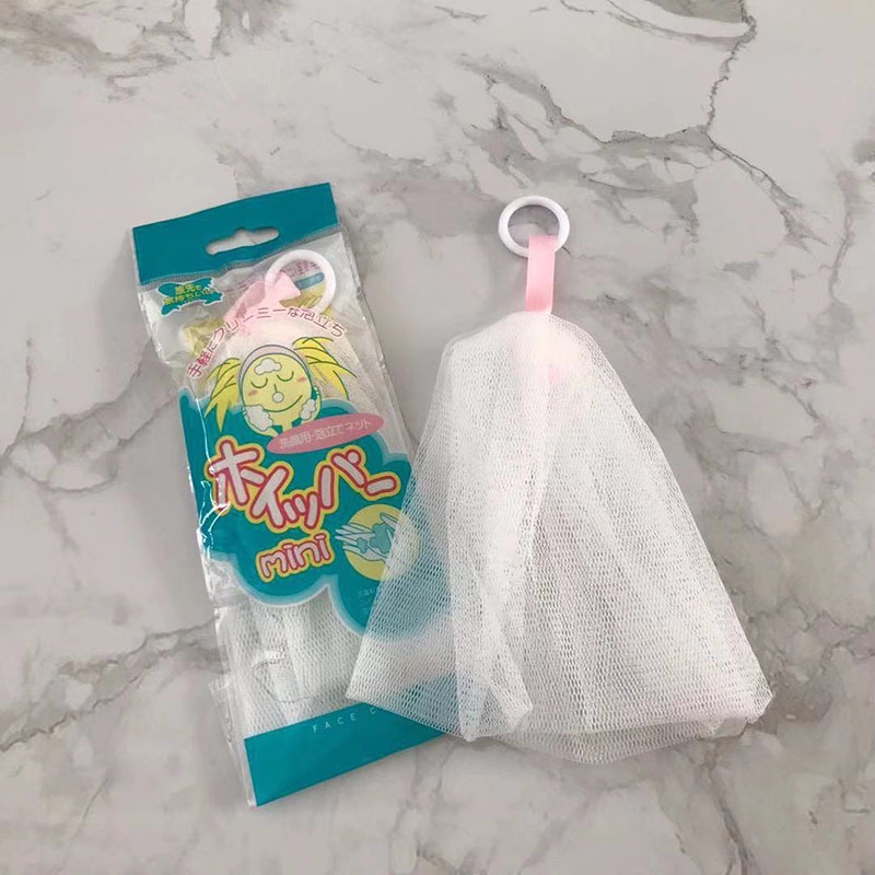 Túi Lưới Tạo Bọt Xà Phòng Rửa Mặt Tiện Dụng