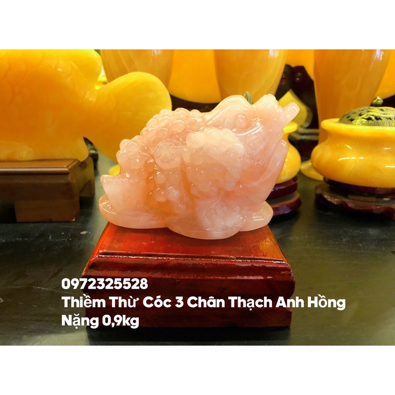 Thiềm Thừ Cóc 3 Chân Đá Tự Nhiên Phong Thuỷ