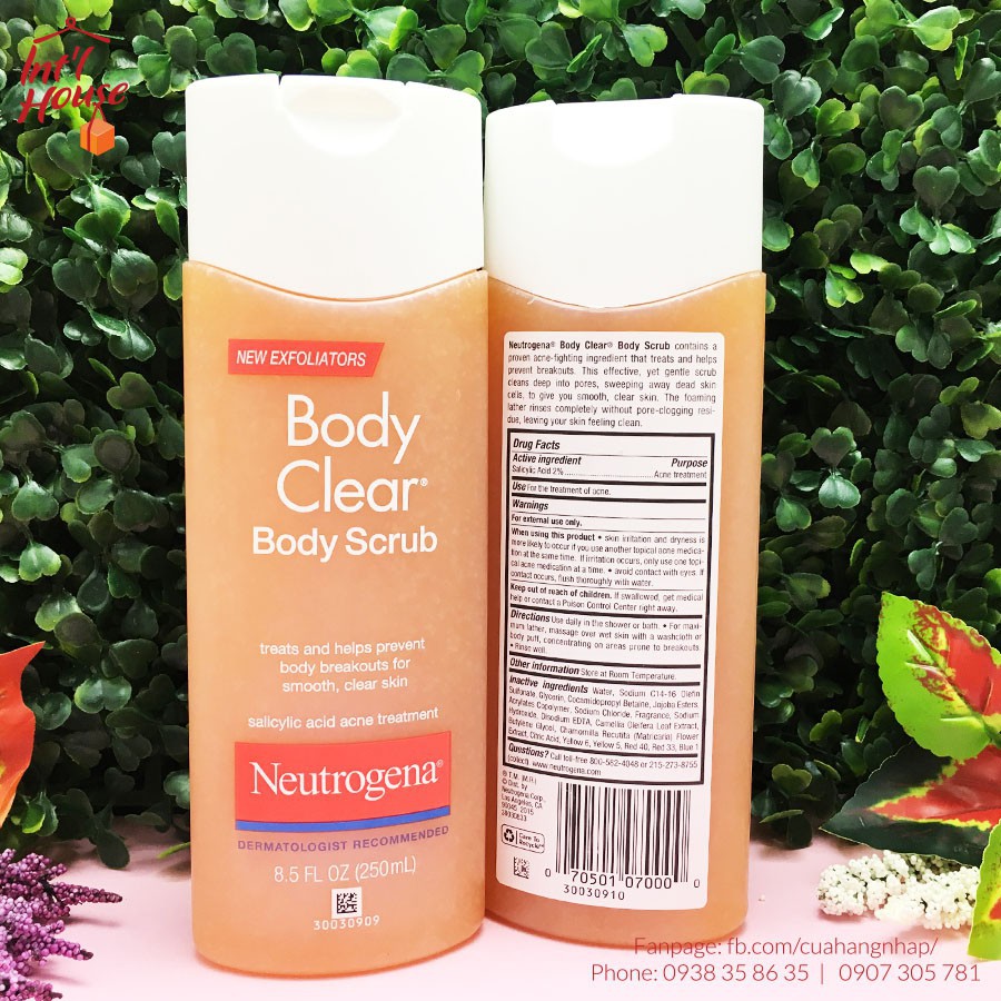 Sữa Tắm Neutrogena Body Clear Body Scrub (250ml) _ NTG002ST