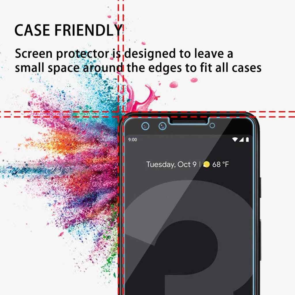 Kính Cường Lực Google Pixel 3 - Không FULL 9H-0.26mm