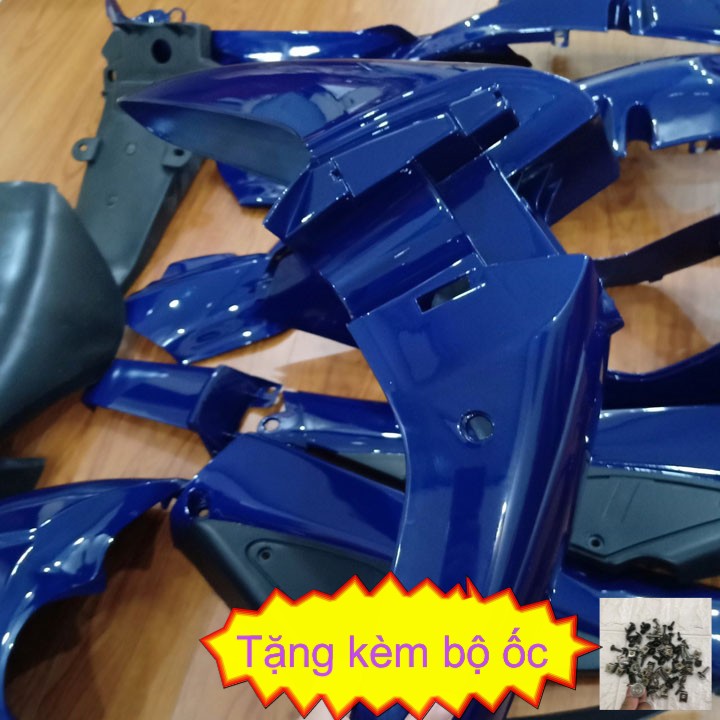 Bộ dàn áo xe FUTURE 1 đời 2001 đến 2003 màu Xanh Tím Than - A817