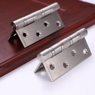 Bản lề bằng thép không gỉ 4 icnh dày 3mm/ 2.5mm.