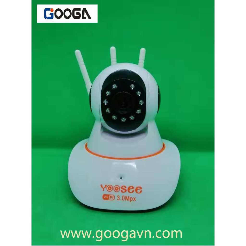 Camera wifi IP app YOOSEE 3 râu bắt sóng mạnh hình ảnh HD 1536P-3.0MP  trong nhà có thể xem được mọi lúc mọi nơi