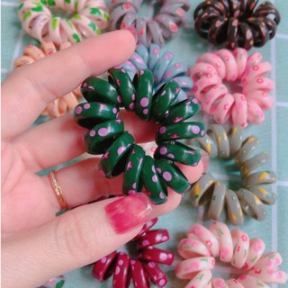 Cột tóc lò xo đủ màu