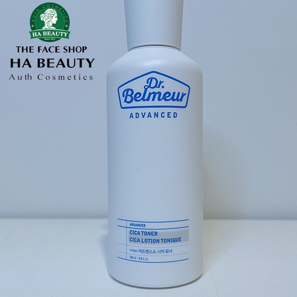 Nước hoa hồng dưỡng ẩm cân bằng trẻ hóa da kể cả da nhạy cảm The Face Shop Dr Belmeur Advanced Cica Toner 150ml