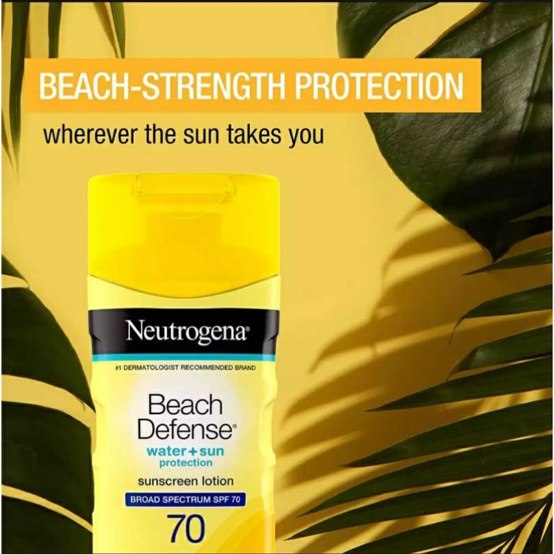 [4/2024] Kem chống nắng toàn thân Neutrogena Beach Defense chống nước SPF70