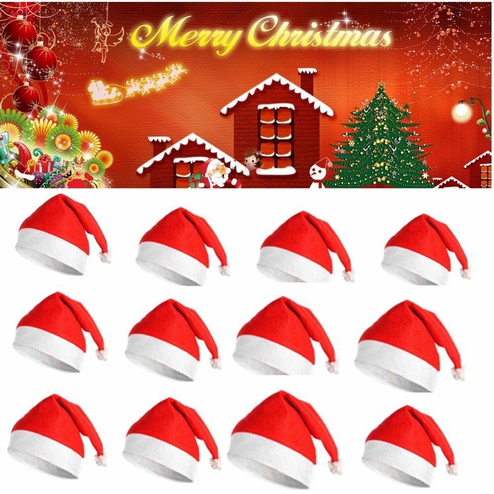 Mũ ông già noel xinh xắn cho người lớn và trẻ em