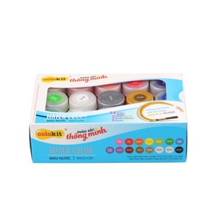 Màu nước Colokit Waco-C09 [15 lọ / hộp, 1 lọ / 1 màu ], cam kết hàng chính hãng, an toàn và chất lượng