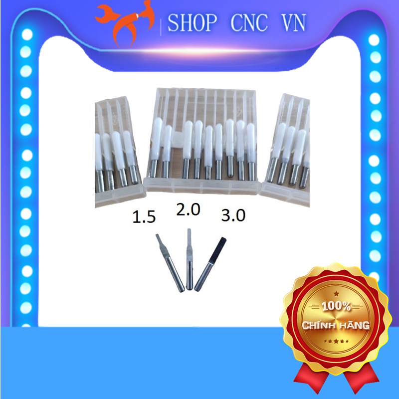 Mũi CNC alu bán nguyệt 3.175