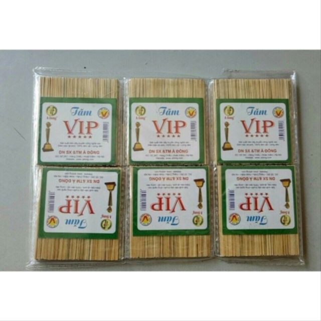 Vỉ 30 Gói Tăm Tre Việt Nam Xỉa Răng