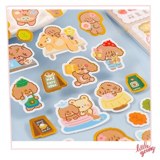 STICKER gấu thỏ mèo ếch cute trang trí sổ tay, decor phòng