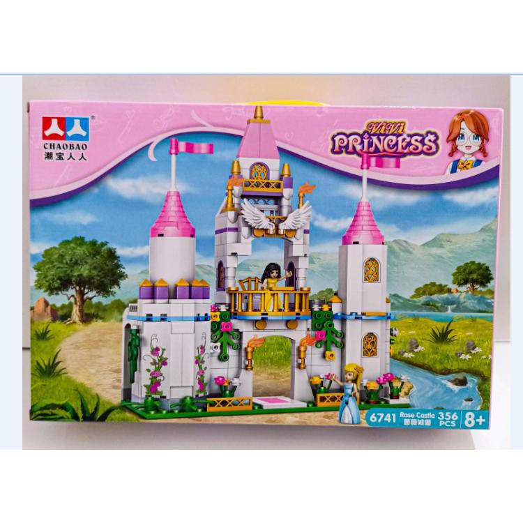 Lego con gái lắp ghép lâu đài công chúa với 356 miếng ghép - đồ chơi xếp hình CHO BÉ Siêu rẻ