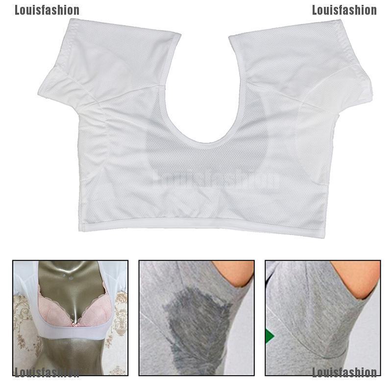 1 Miếng Lót Thấm Mồ Hôi Nách Hình Áo Thun Trắng