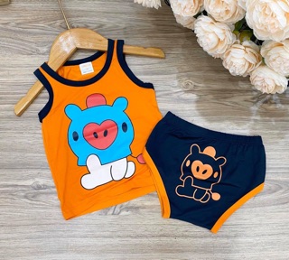 Set bộ sát nách bé trai