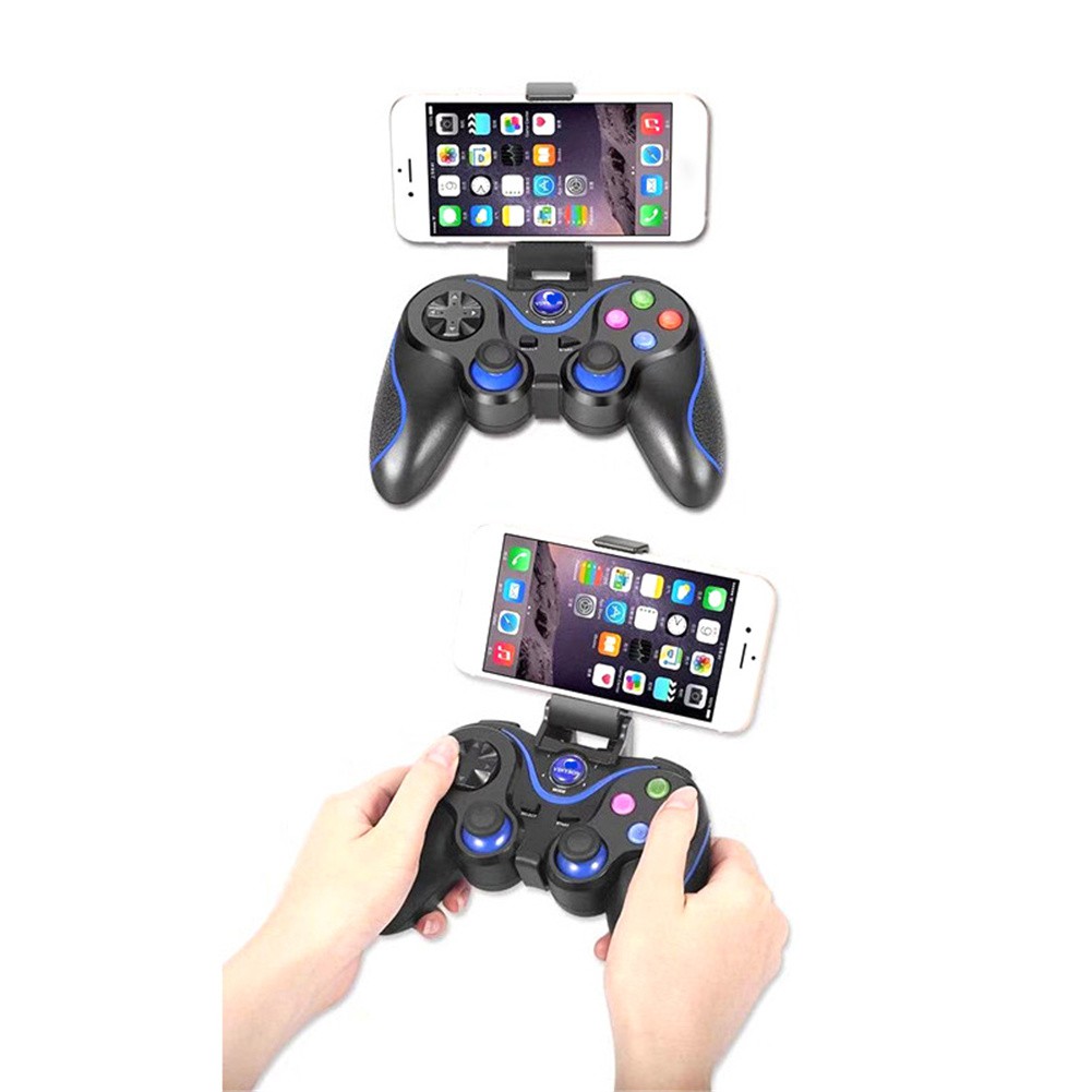 ❁rondaful❁Wireless Bluetooth Gamepad Game Controller Joystick Hand Travel Artifact for iPhone Android PS3 PC Laptop