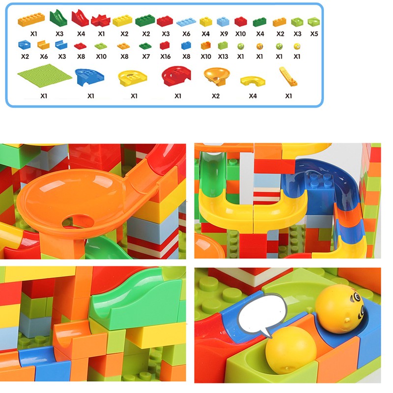 Đồ chơi tháp lăn bi mini gồm 165 chi tiết bằng nhựa cao cấp đồ chơi trẻ em
