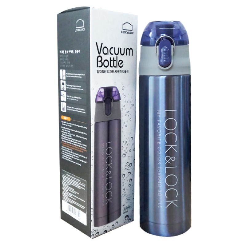 BÌNH GIỮ NHIỆT Lock & Lock 500ml LHC6800FU – Màu Sapphire | BigBuy360 - bigbuy360.vn
