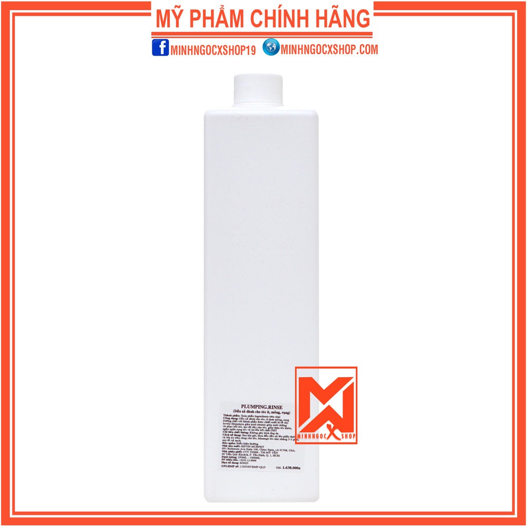 Dầu xả chống rụng kích mọc tóc KEVIN MURPHY PLUMPING RINSE 1000ml chính hãng