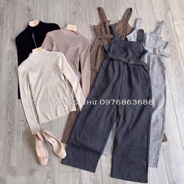 SET ÁO LEN TĂM &amp; QUẦN YẾM DẠ