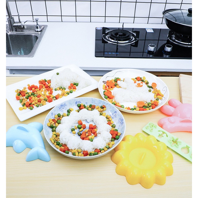 Khuôn tạo hình cơm hình thú mẫu mới