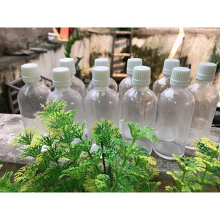 Combo 5 lọ thủy tinh trong 100ml nắp trắng