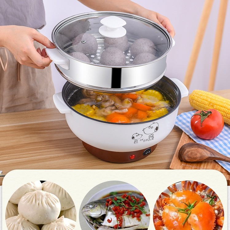 Nồi Điện Đa Năng Siêu Tiện Dụng Nấu Mọi Món Ăn Ngon Bạn Nhé | BigBuy360 - bigbuy360.vn