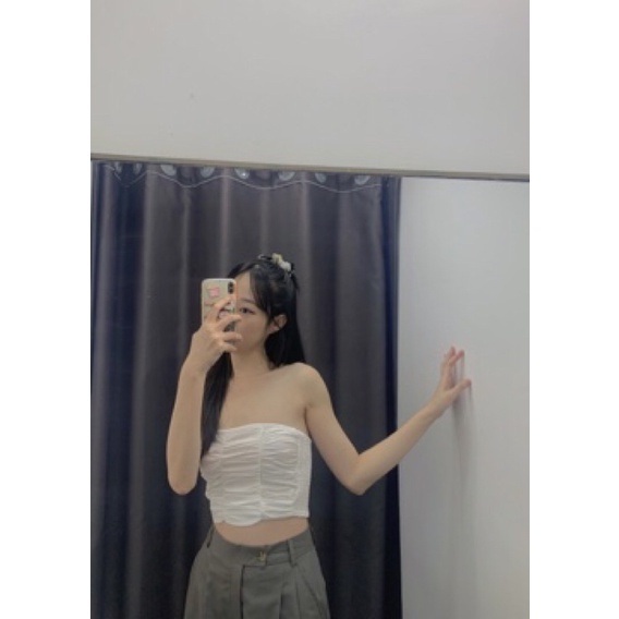 ÁO ỐNG KIM TOP CESAR (MÀU TRẮNG)