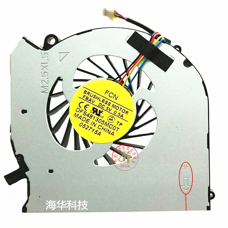 Quạt HP HP DV6-7000 DV6-7001 DV6-7002 DV7-7000 TPN-W109 mới