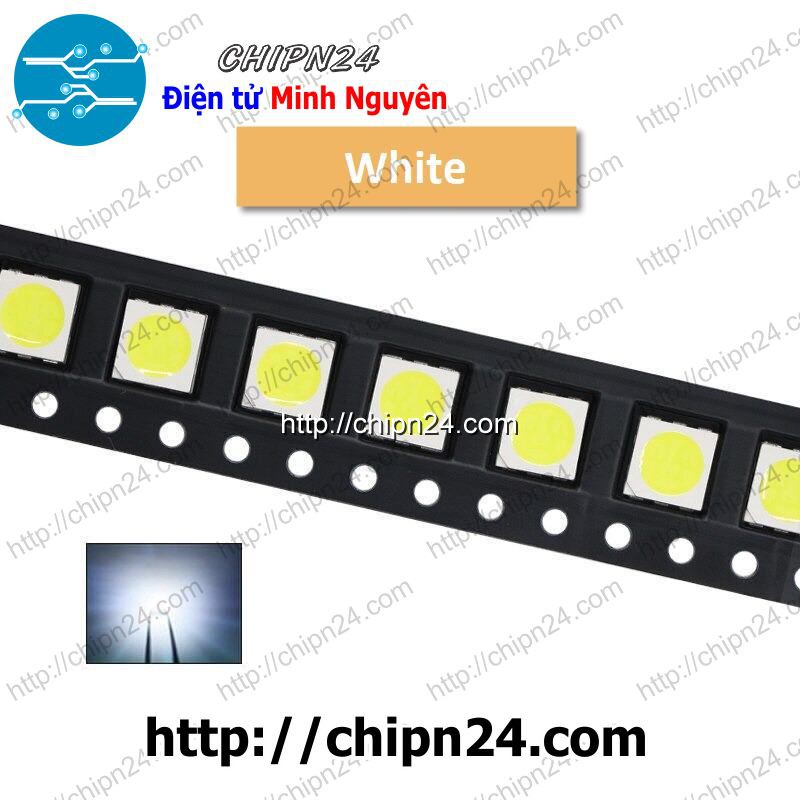 [5 CON] Led Dán SMD 5050 Trắng