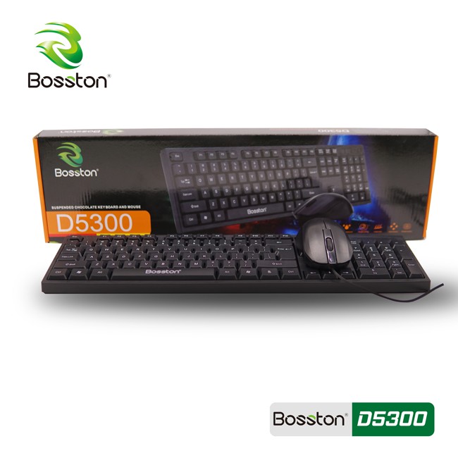 Bộ phím chuột có dây Bosston D5300 độ phân giải 1600DPi – VSP phân phối