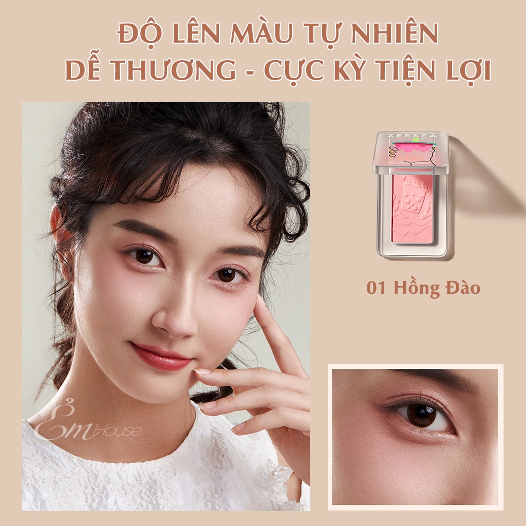 Phấn Má Hồng 1 Màu ZEESEA Single Color Blush Dessert Collection