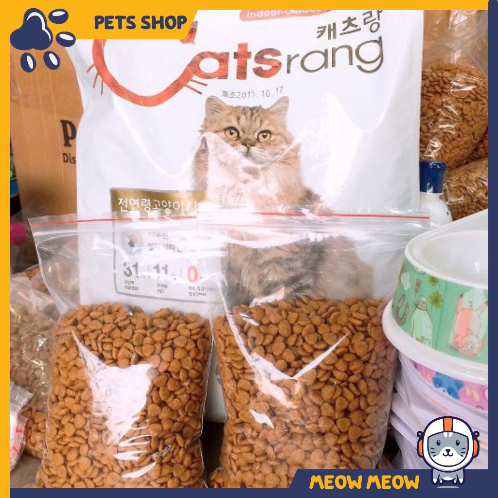 [SIÊU RẺ] Hạt cho mèo - Hạt tách túi Zip 1KG các loại hạt phổ biến cho mèo - Cateye - Catsrang - Catson