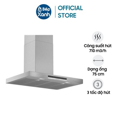 [FREESHIP HCM] Máy Hút Mùi Áp Tường Bosch DWB77IM50 - Ngang 75 cm - 710m3/h - Điều Khiển Điện Tử - Hàng Chính Hãng Đức