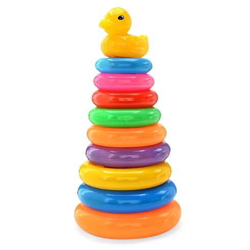 [Mã TOYSEP giảm 10% tối đa 15K đơn bất kỳ] Đồ chơi tháp xếp chồng vịt size lớn cho bé