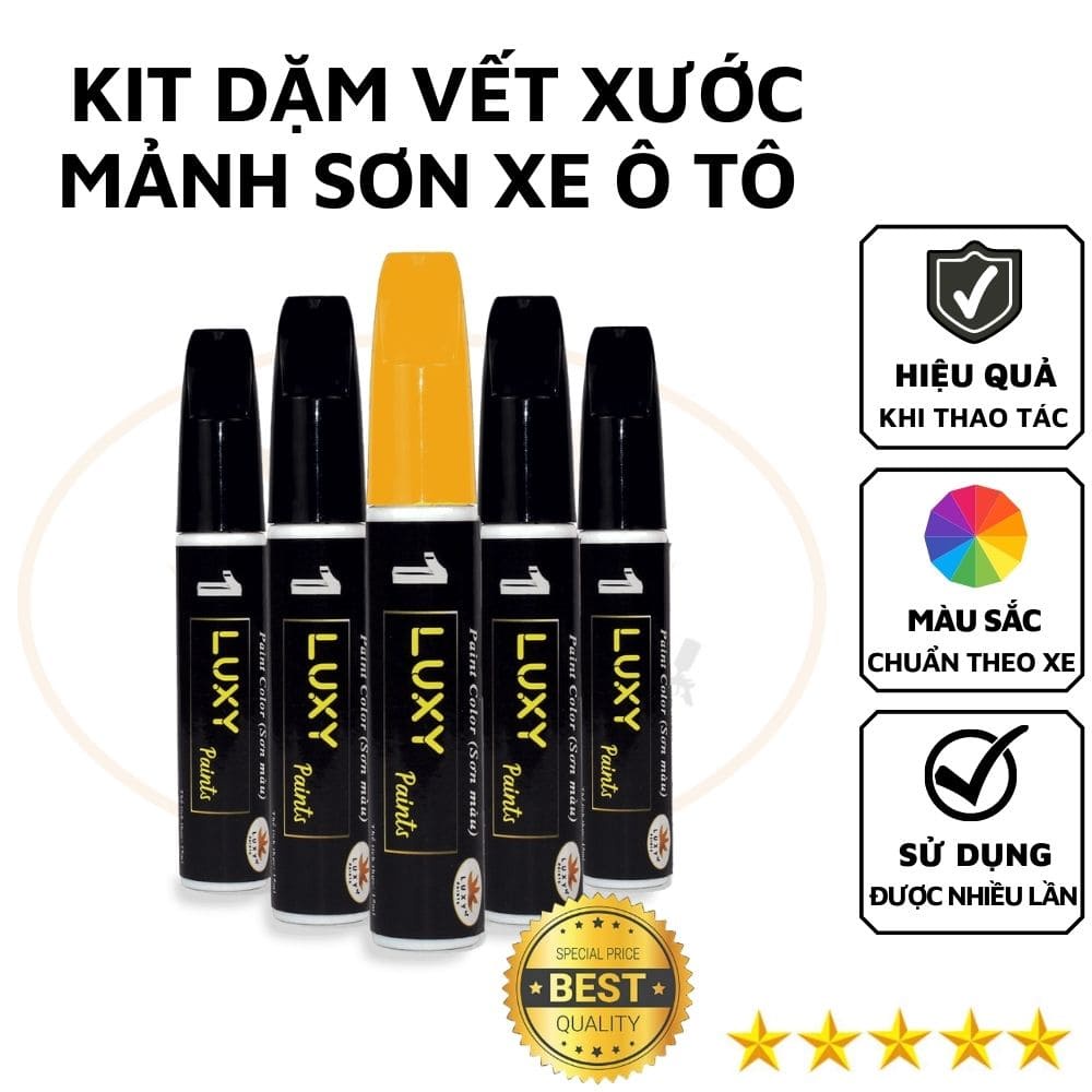 Bộ Kit Dặm Vết Xước Sơn Xe Ô Tô Tại Nhà, Bút Xoá Vết Xước Xe Ô Tô Tiện Lợi Hiệu Quả Cao