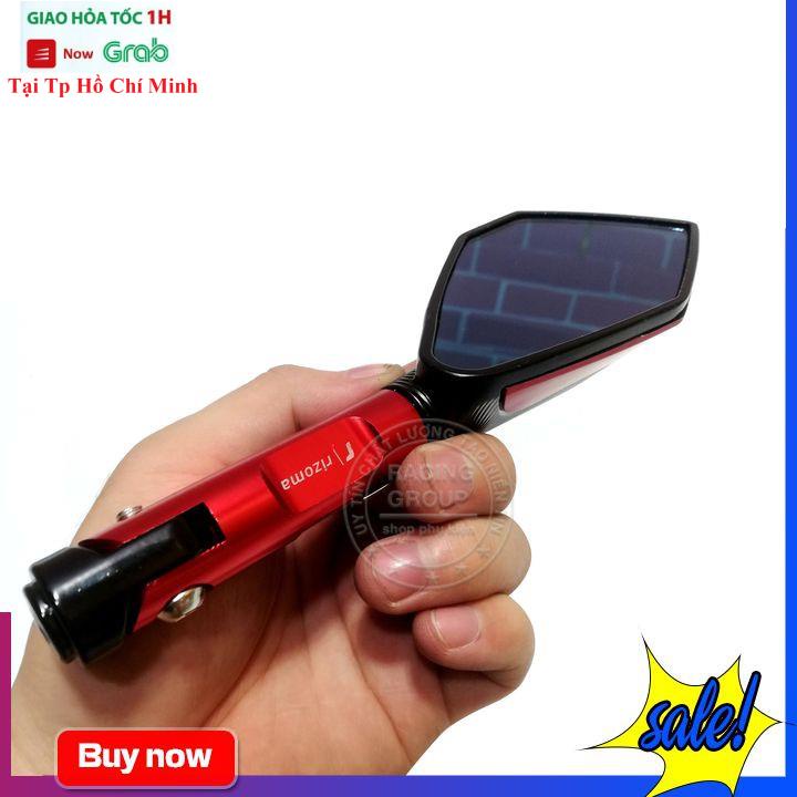 Gương Xe Máy Thời Trang - Kính Chiếu Hậu Xe Máy Kiểu 5 Cạnh Ninja Cho Honda Ya Wave Sh AB Xe Điện... Và Các Xe