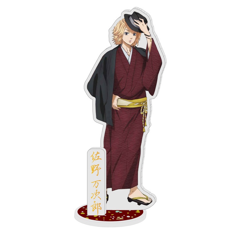 Giá đỡ hình nhân vật anime Tokyo Revengers bằng acrylic hai mặt dùng trang trí bàn làm việc