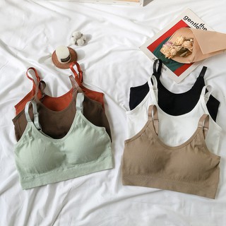 ÁO BRA, TẬP GYM, YOGA DÁNG CROPTOP KHÔNG GỌNG MẪU MỚI a16