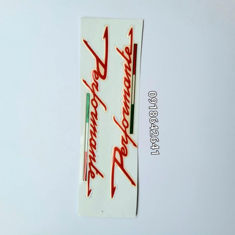 Bộ tem chữ performante nổi đủ màu