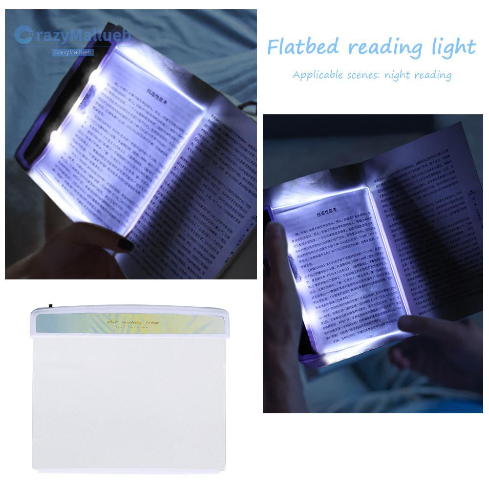 Crazymallueb❤LED Maple Flat Panel Light Book Reading Night Lamps Eye Protection Light❤Lighting