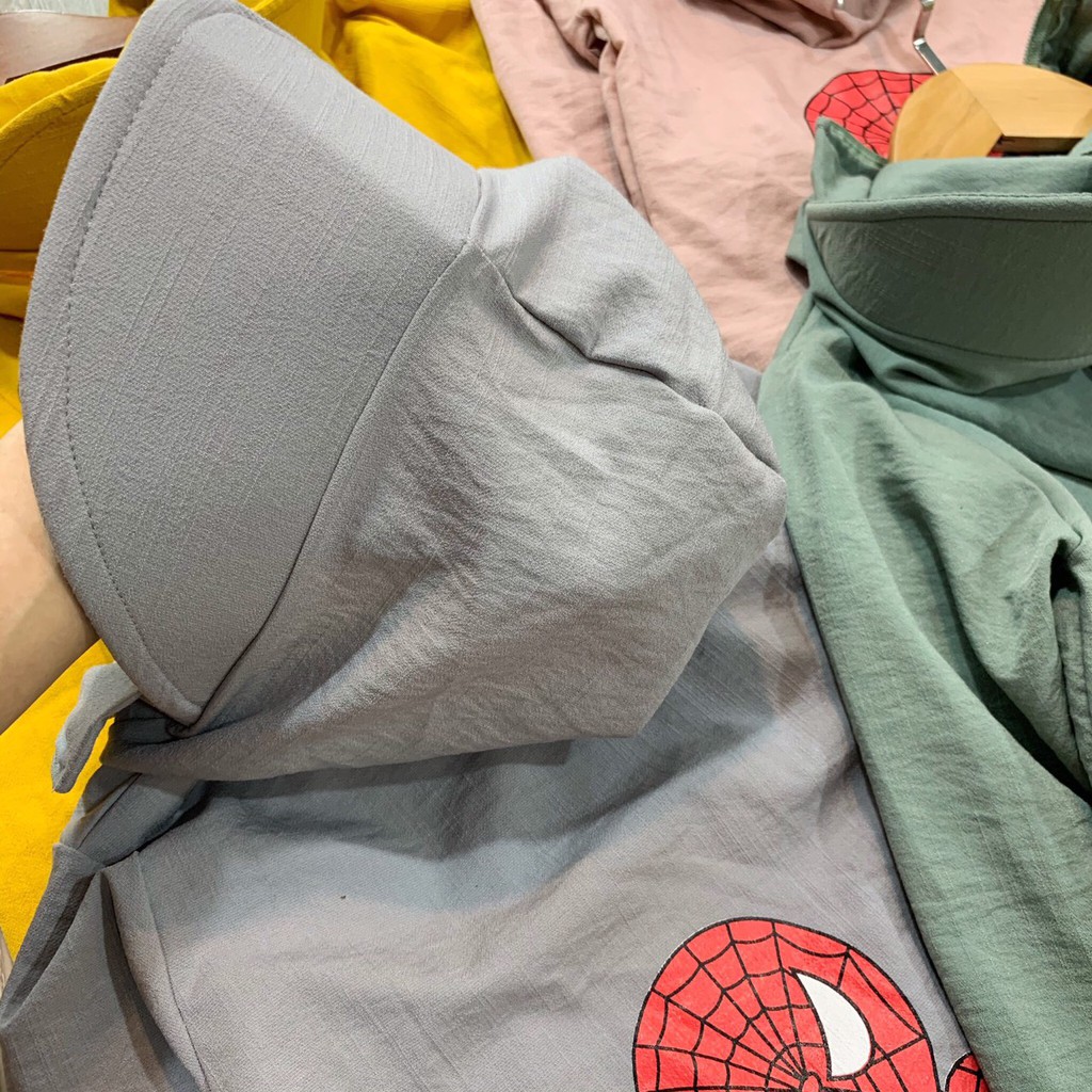 Áo chống nắng nhện có mũ cứng siêu mát cho bé trai, bé gái - ACNN