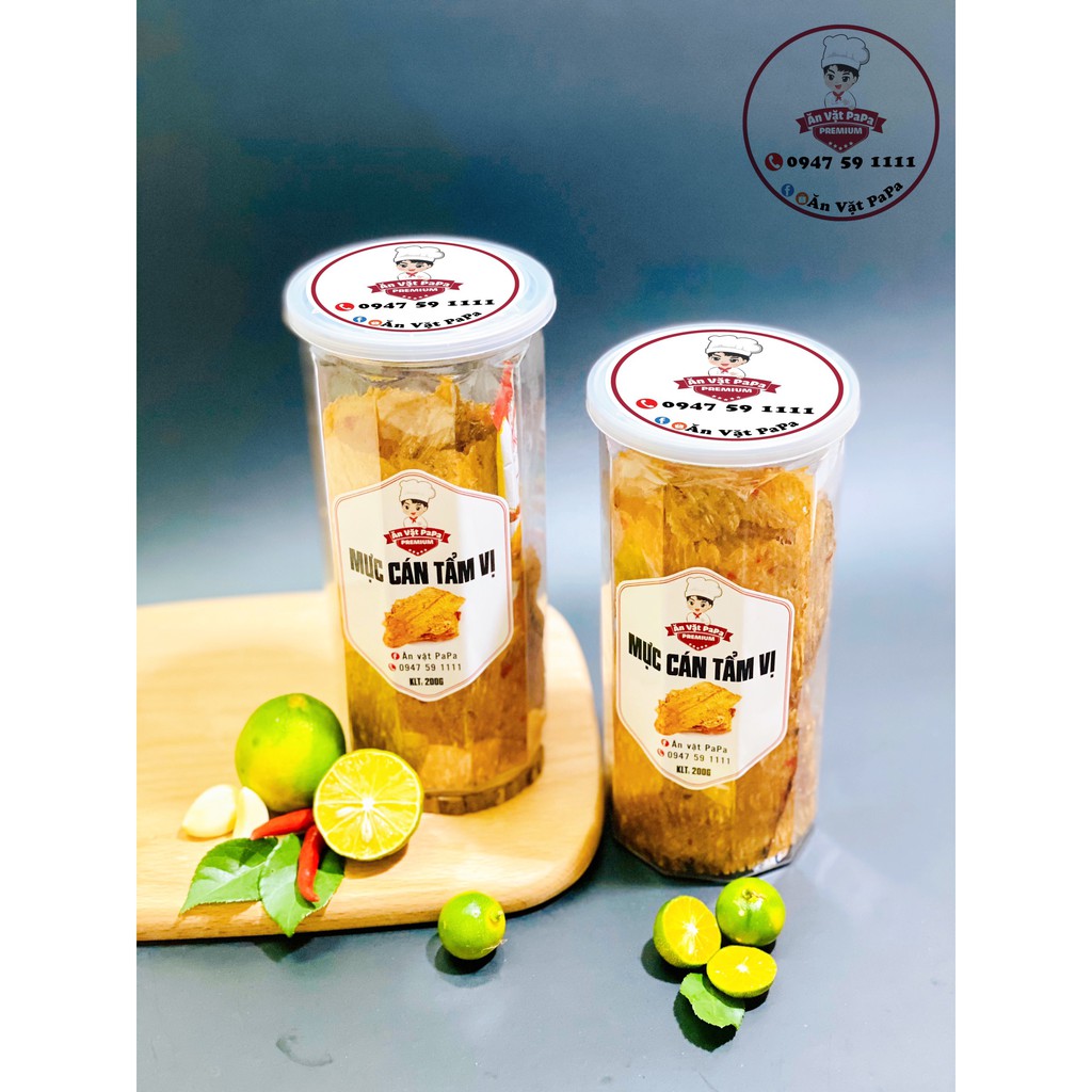 Mực cán tẩm vị 200gr kèm tương ớt, đồ ăn vặt Hà Nội | BigBuy360 - bigbuy360.vn