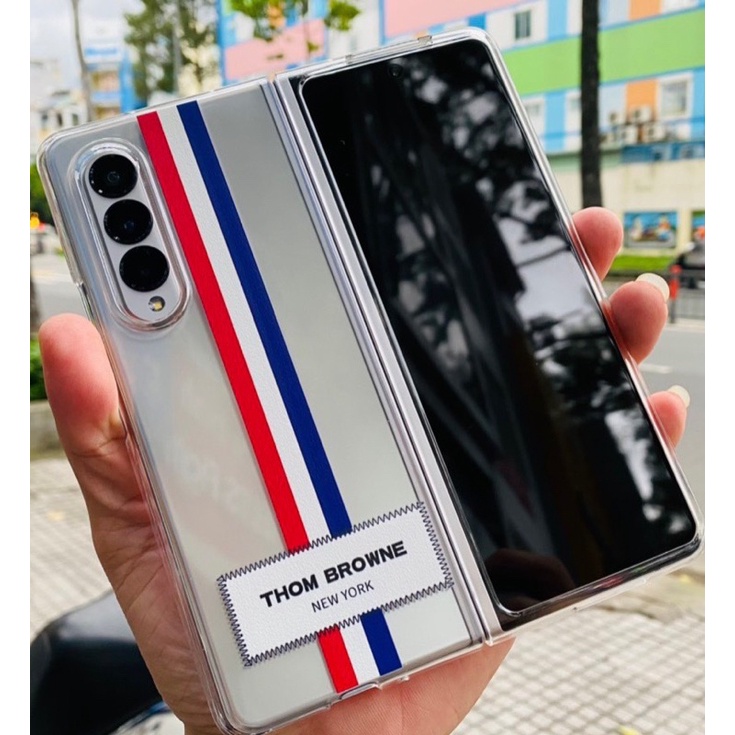 Ốp lưng samsung Z Fold 2 / Z fold 3 cứng trong suốt bóng sịn y hình